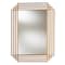 Baxton Studio Kalinda Art Deco Antique Gold Finished Rectangular Accent Wall Mirror 150-8871 - alternate 1